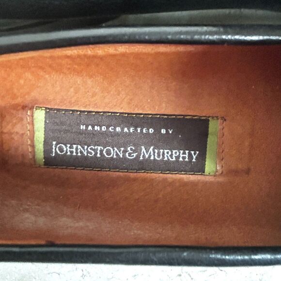 Johnston Murphy Shoes Mens 11 M Black Leather Loafers Tassels Office Date Night main image 11